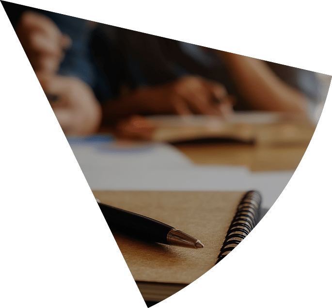 Education concept. Student studying and brainstorming campus concept. Close up of students discussing their subject on books or textbooks. Selective focus.